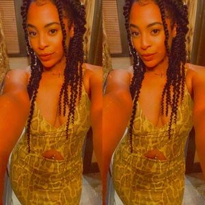 CUT OUT MINI DRESS